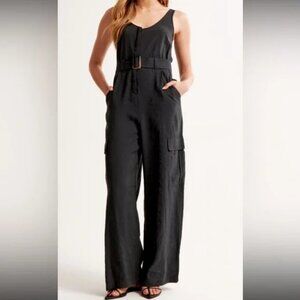 Abercrombie & Fitch Black Jumpsuit